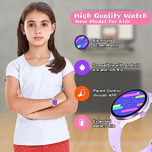 DIGEEHOT Kids Smartwatch: Waterproof Fitness Tracker, 19 Sports Modes
