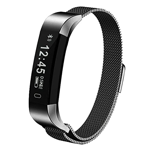 AQUARIUS AQ115 Metal Mesh Fitness Tracker (Space Grey)