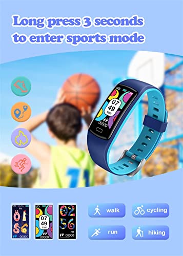 Kids Fitness Tracker Smartwatch - Waterproof Activity Monitor
