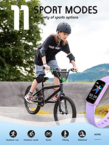 Waterproof Kids Fitness Tracker with Heart Rate Monitor
