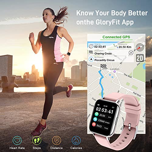 1.69" Touch Screen Smart Watch with Heart Rate Sleep Monitor