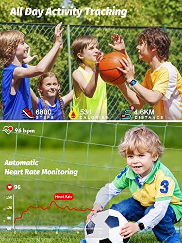 Kids Smart Watch with Heart Rate Sleep Monitor
