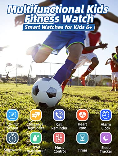 Waterproof Smart Watch for Kids - Blue