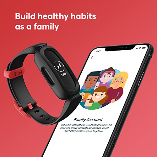 Fitbit Ace 3 Kids Activity Tracker: Animated Clocks, Long-lasting