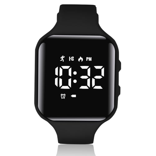 Flintronic Waterproof LCD Pedometer Watch - Teens' Gift