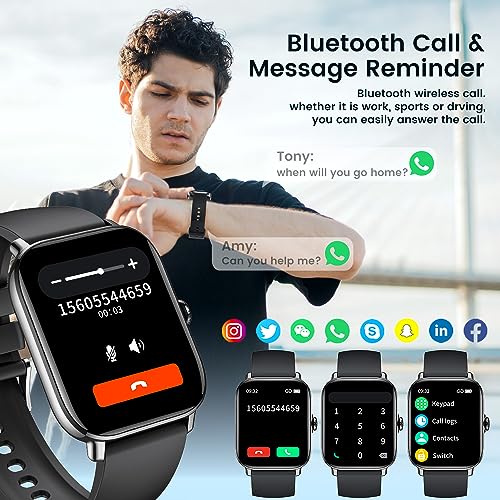 Men's Smart Watch: Call, Fitness, Heart Rate, Sleep