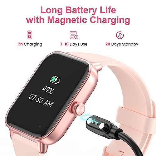 Bluetooth Fitness Watch with Heart Rate, Blood Oxygen
