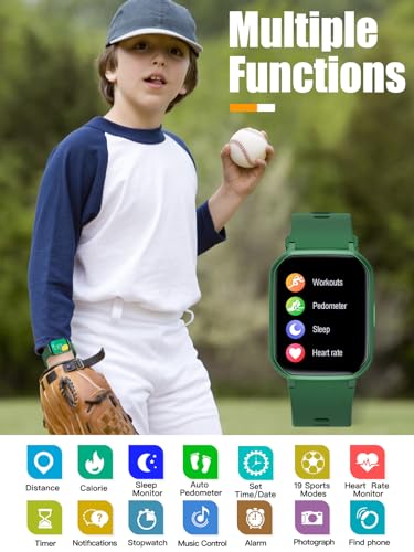 Mgaolo Kids Smart Watch with Heart Rate Monitor - Blue