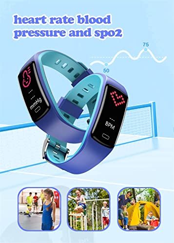 Kids Fitness Tracker Smartwatch - Waterproof Activity Monitor