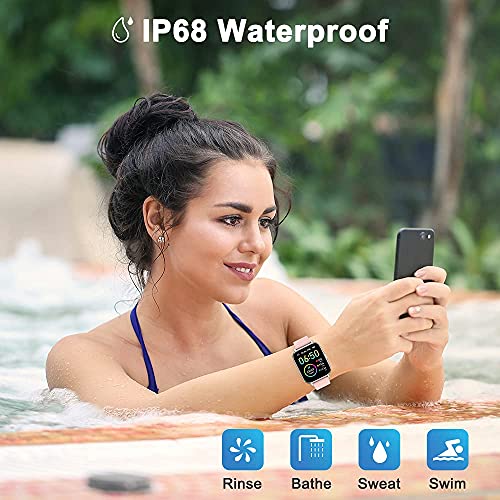 1.69" Touch Screen Smart Watch with Heart Rate Sleep Monitor
