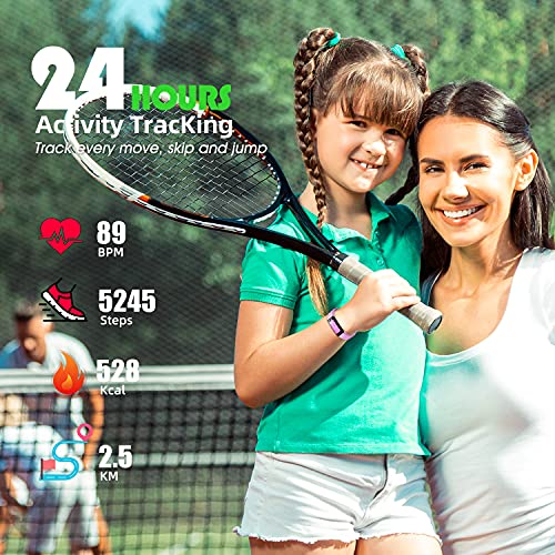 HOOMOON Kids Fitness Tracker Watch | Waterproof & Versatile