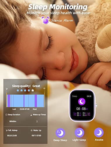 Waterproof Kids Smart Watch with Fitness Tracker
