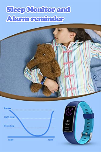 Kids Fitness Tracker Smartwatch - Waterproof Activity Monitor