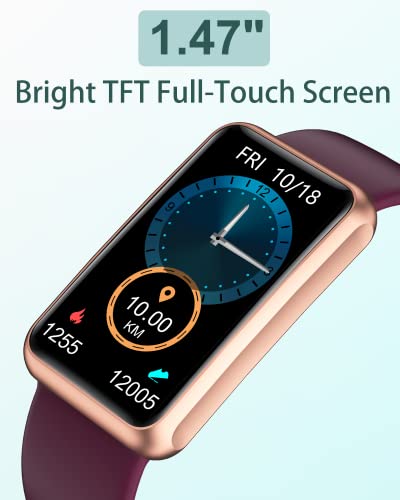1.47" Touchscreen Pedometer Smart Watch Fitness Tracker