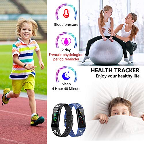 Kids Fitness Tracker: Waterproof, Pedometer, Heart Rate