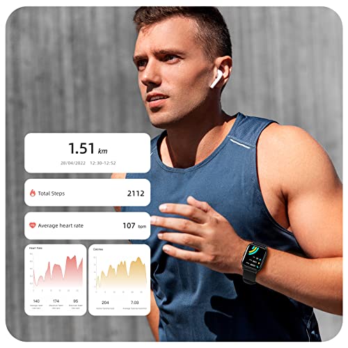 Parsonver Men's Smart Watch, 1.69" HD Screen