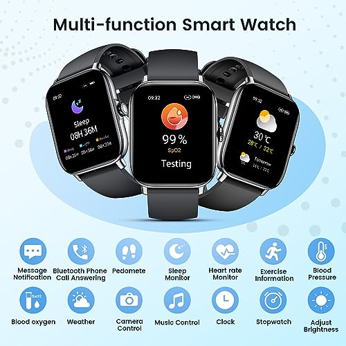 Men's Smart Watch: Call, Fitness, Heart Rate, Sleep