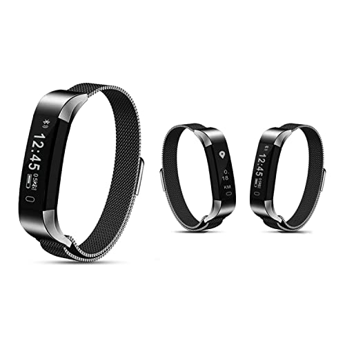 AQUARIUS AQ115 Metal Mesh Fitness Tracker (Space Grey)