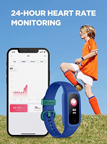 BIGGERFIVE Vigor 2 L Kids Fitness Watch, Blue