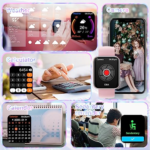 Kids' Smart Watch: Bluetooth Fitness Tracker, 100 Sports Modes