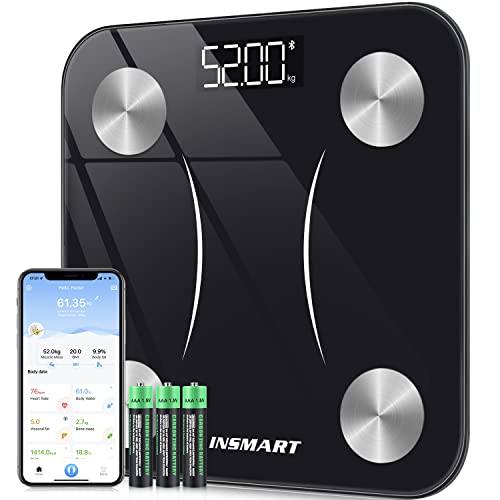 INSMART Bluetooth Body Fat Scales for Body Composition