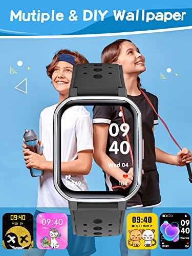 DIGEEHOT Kids Fitness Watch with Games, IP68 Waterproof