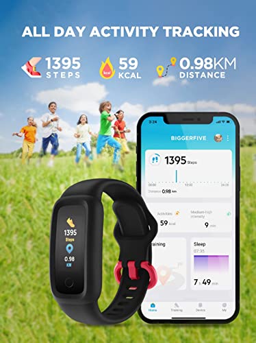 BIGGERFIVE Vigor 2: Fitness Tracker for Kids