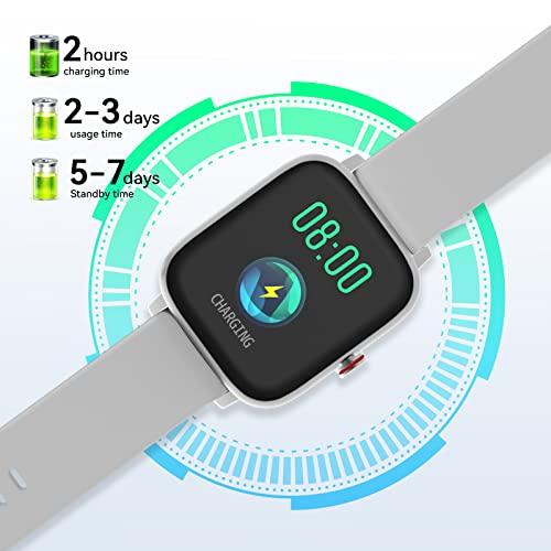 Luoba 1.69'' Touch Smartwatch - Silver
