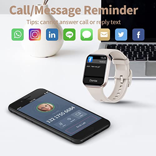 Waterproof Fitness Tracker with Heart Rate Monitor for Android/iPhone