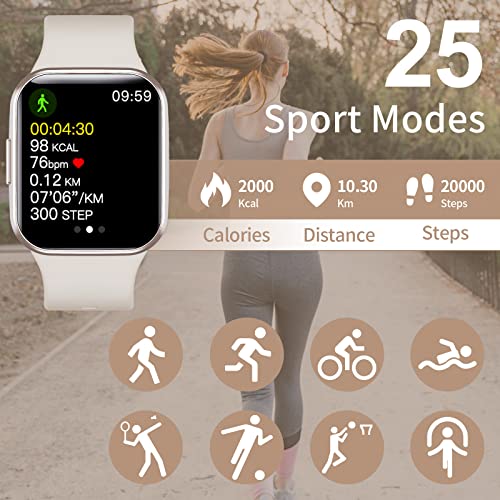 Waterproof Fitness Tracker with Heart Rate Monitor for Android/iPhone