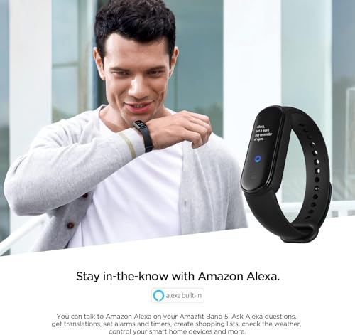 Amazfit Band 5: Smart Fitness Tracker with Alexa