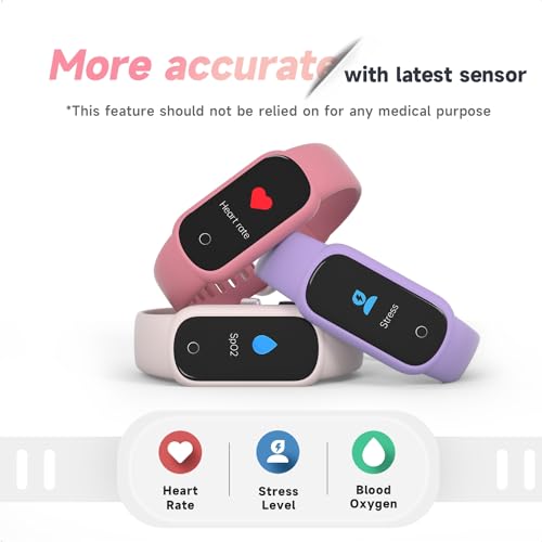 TOOBUR Fitness Tracker Watch with Heart Rate/Blood Oxygen/Sleep Tracker