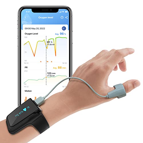 Approved UK Pulse Oximeter with Bluetooth