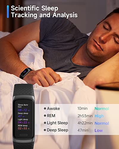 TOOBUR HD Touchscreen Fitness Tracker Smartwatch: Heart Rate, Sleep Monitor, 14 Sport Modes