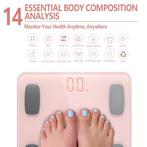 Bluetooth Smart Body Fat Scales for Fitness and Weight Loss