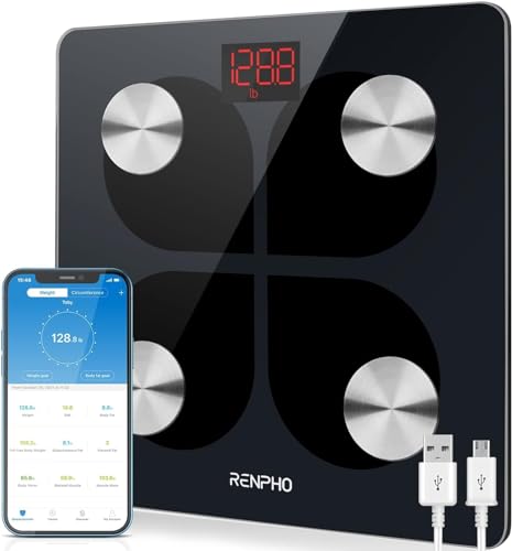 RENPHO Bluetooth Body Composition Scale with LED Display