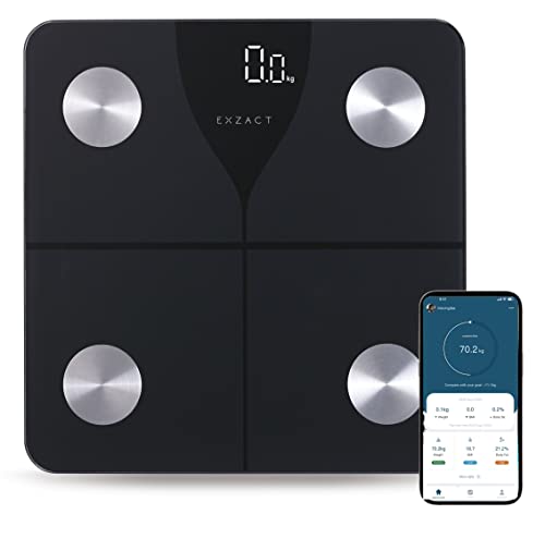 Exzact Smart Body Scale - Bluetooth - 180kg Capacity