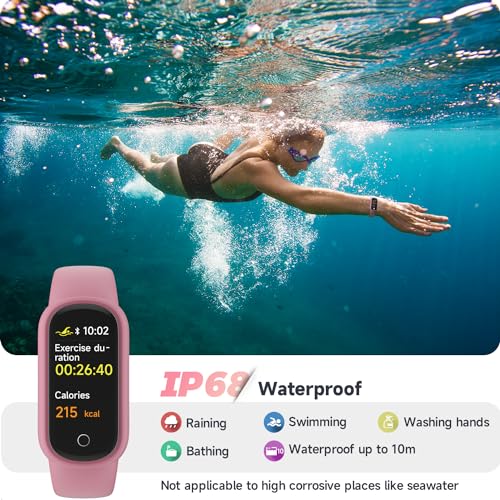 TOOBUR Fitness Tracker Watch with Heart Rate/Blood Oxygen/Sleep Tracker