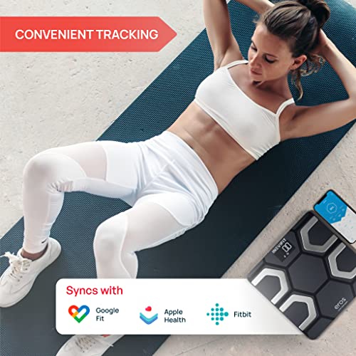 Bluetooth Body Fat Scale with Smartphone App - Black