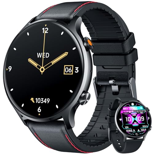 Men's Bluetooth Smartwatch with Heart Rate Monitor and Sleep Tracker