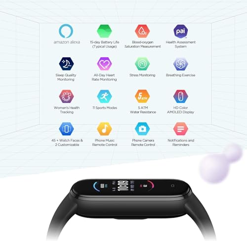 Amazfit Band 5: Smart Fitness Tracker with Alexa