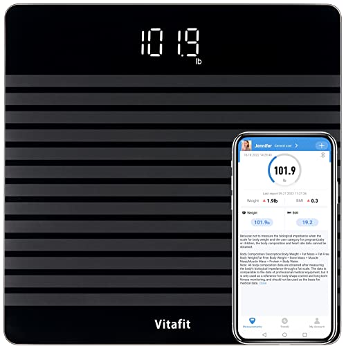 Vitafit Smart Digital Body Weight Scale with BMI
