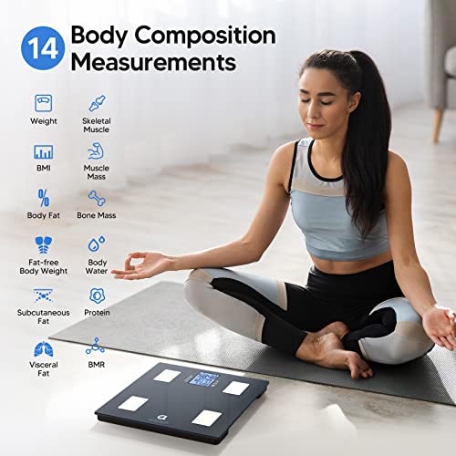 Smart Body Weight Scales with 14 Measurements - 28st/180kg/400lb