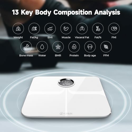 YUNMAI Smart Scale: Bluetooth Body Fat Monitor