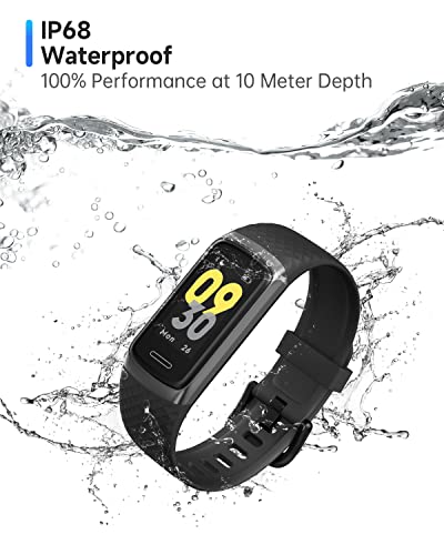 TOOBUR HD Touchscreen Fitness Tracker Smartwatch: Heart Rate, Sleep Monitor, 14 Sport Modes