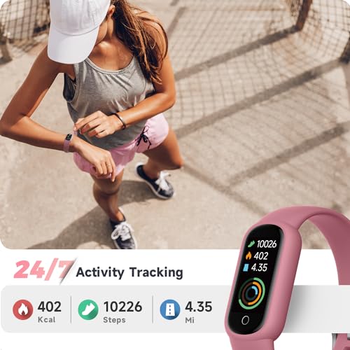TOOBUR Fitness Tracker Watch with Heart Rate/Blood Oxygen/Sleep Tracker