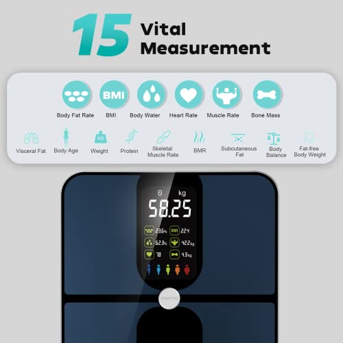 Smart Body Weight Scale with Large VA Screen