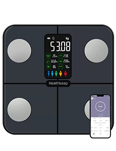 Smart Healthkeep Body Fat Scale - iOS/Android, 400lb/180kg