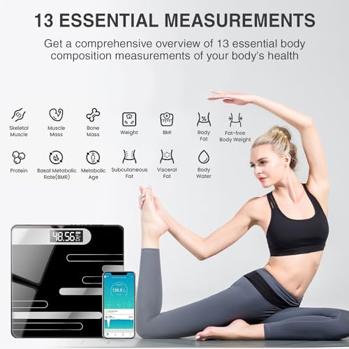 Smart Body Composition Scale with Precision Sensors