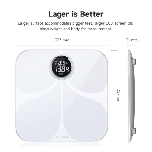 YUNMAI Smart Scale: Bluetooth Body Fat Monitor